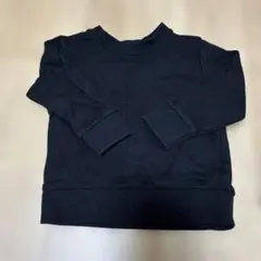 ブラック長袖トレーナー 95cm以下