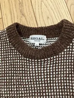 セーター　茶色　冬　メンズ　男　regal