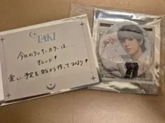 &TEAM　カフェ　TAKIタキ　缶バッジ　運勢カード2点セット