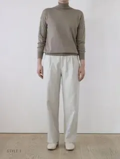 raising cotton wide pants