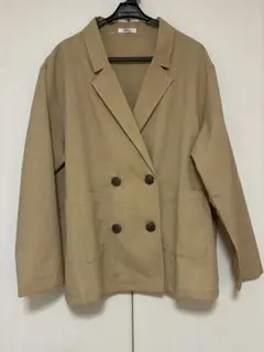 ダブルブレスト ジャケット ベージュのサムネイル