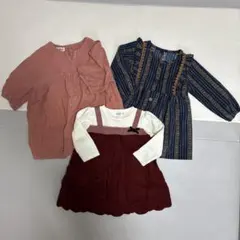 ワンピース 3点セット 90