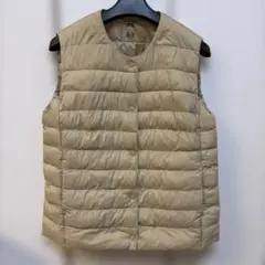 UNIQLO PUFFTECH キルティングベスト ベージュ