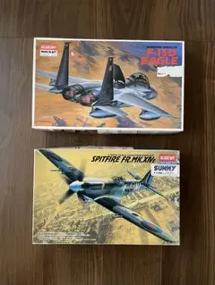 アカデミー 航空機プラモ F-15D / スピットファイヤMk14eのサムネイル