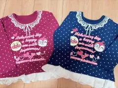 アンパンマン 80cm 2枚セット　ドキンちゃん　コキンちゃん　長袖