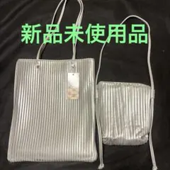 D.KELLY シルバー バッグ DK-OK-431、ポシェット付きA4サイズ