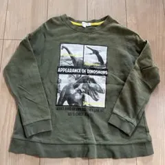 3can4on 恐竜プリント トレーナー 130