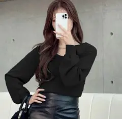 GRL チェーン トップス インナー付き