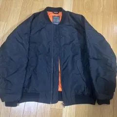 studio CLIP ブラック MA-1 ジャケット