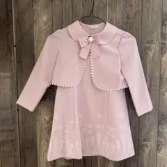 卒園式　ピンク　花柄ワンピースとジャケット　120cm