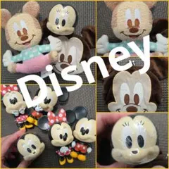 ミッキー・ミニー ぬいぐるみ（カラカラ）がま口キーホルダー おもちゃ ３点セット