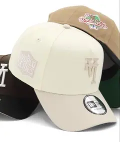 New Era LA Dodgers キャップ アイボリー
