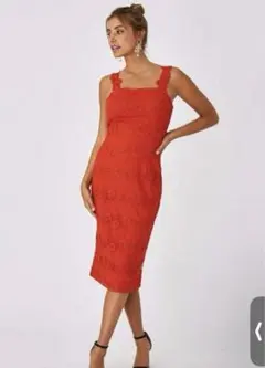 数日で消します！新品⭐︎Little Mistress レースタイト膝丈ドレス