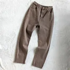 【美品】ナチュラルクチュール　カラーデニム　ストレッチチノ
