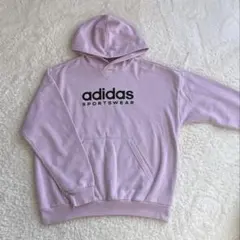 アディダス　160㎝　裏起毛パーカー