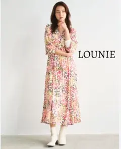 r様専用 ❨❨新品❩❩ LOUNIE ルーニィー レオパードプリントワンピース