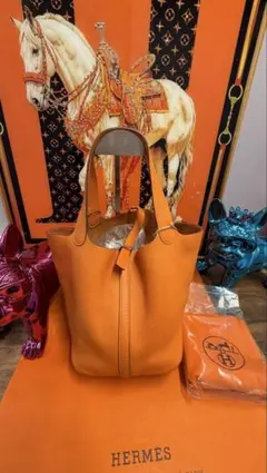 パ*カ様 HERMES エルメス ヴェスパ ポーチ トゴ 黄色 □G刻印 小物入 