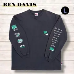 BEN DAVIS 長袖カットソー Lサイズ 黒