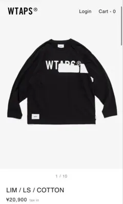 WTAPS OBJ 03/LS/COTTON. FORTLESS - メルカリ