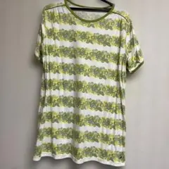 CROCODILE 半袖 ボタニカル柄 Tシャツ LLのサムネイル