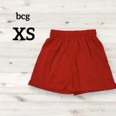 bcg【XS】レッド ショート メッシュ パンツ