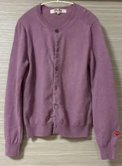 【PLAY コムデギャルソン】毛100% カーディガン Mサイズ