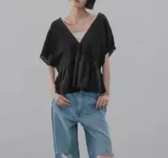 ヨウリュウシャーリングショートフレンチスリーブのサムネイル