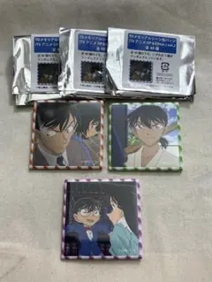 コナンランド　缶バッジ　３点セット