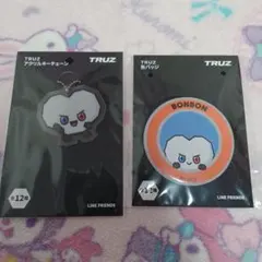 新品　TRUZ　BONBON　ジュンギュ　TREASURE　缶バッジ　チェーン