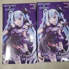 Trio-Try-iT Figureー雪ミク×クロミー　フィギュア　２個