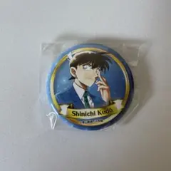 名探偵コナン　コナン百貨店　工藤新一　缶バッジ　鳥取限定　ガチャガチャ