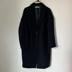 DOUX ARCHIVES ネイビー シングルボタン チェスターコート