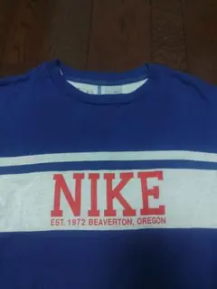 NIKE　Tシャツ　M　青　ボーダー　00Sのサムネイル
