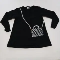 dev!rock ブラック 長袖カットソー　120cm