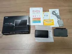 【付属品完備】ニンテンドー3DS コスモブラック 外箱・充電台・ARカード付き