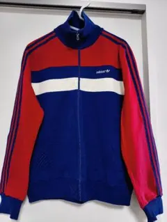70s〜80s adidas 西ドイツ製 ジャージ レッド トレフォイル - メルカリ