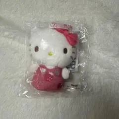 【新品未開封】ハローキティ キーホルダー ぬいぐるみ 指人形 レッドのサムネイル