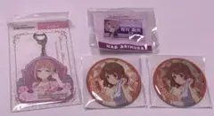 学園アイドルマスター ラメアクリルキーホルダー 担当アクリルバッジ 缶バッジ