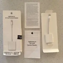 Apple　Lightning to SD カードカメラリーダー