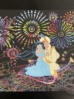 お宝！Disney ジャファーアラジン 直筆作画設定原画