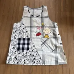 スヌーピー エプロン ノースリーブ