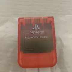 PlayStation メモリーカード オレンジ