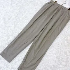 アーバンリサーチドアーズ テーパードパンツ イージー 麻混 グリーン(M)のサムネイル