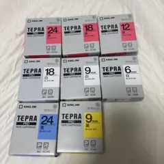 値下げ！TEPRA PRO ラベルシールセット テプラ　8個まとめ売り