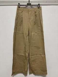 GAP ワイドレッグチノパン 0 ベージュ　160/66A