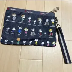 レスポートサック スヌーピー　レスポ　ポーチ　未使用品