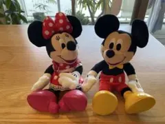 ミッキーマウス ミニーマウス ぬいぐるみセット