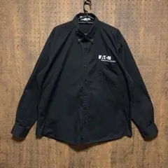 CiNTAS シンタス　長袖　ワークシャツ　黒　企業　刺繍　ロゴ　2rw052のサムネイル