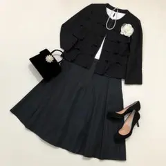 【Mサイズ】綺麗系ママスーツ ハリス レリアン セットアップ 卒業式