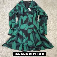 バナナリパブリック ジョーゼット ミニワンピース Lサイズ 未着用